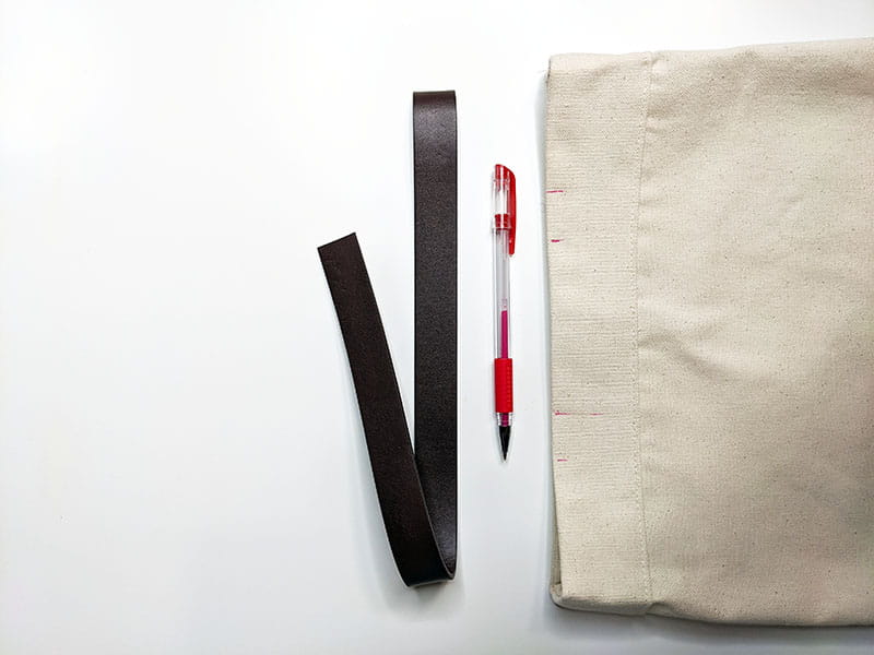 mark the placement of your handles