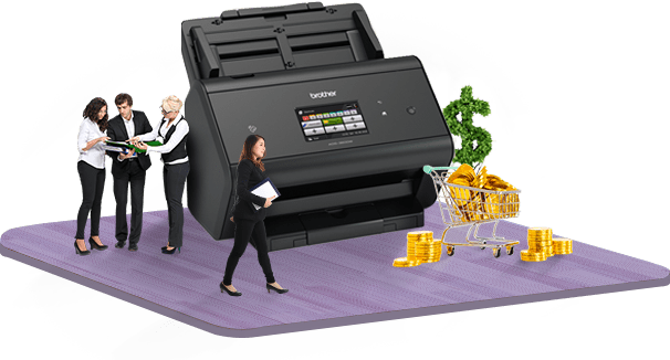 Brother printer for finance and billing invoice