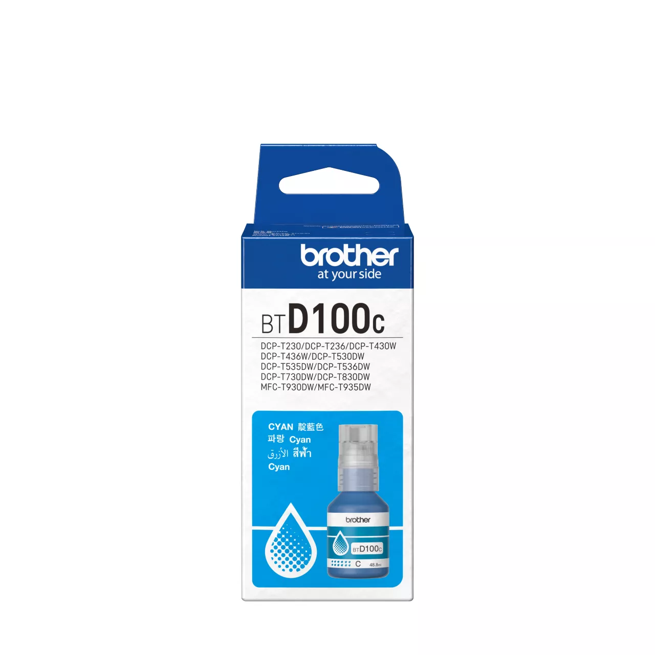 Brother BTD100C Genuine Ink Bottle 