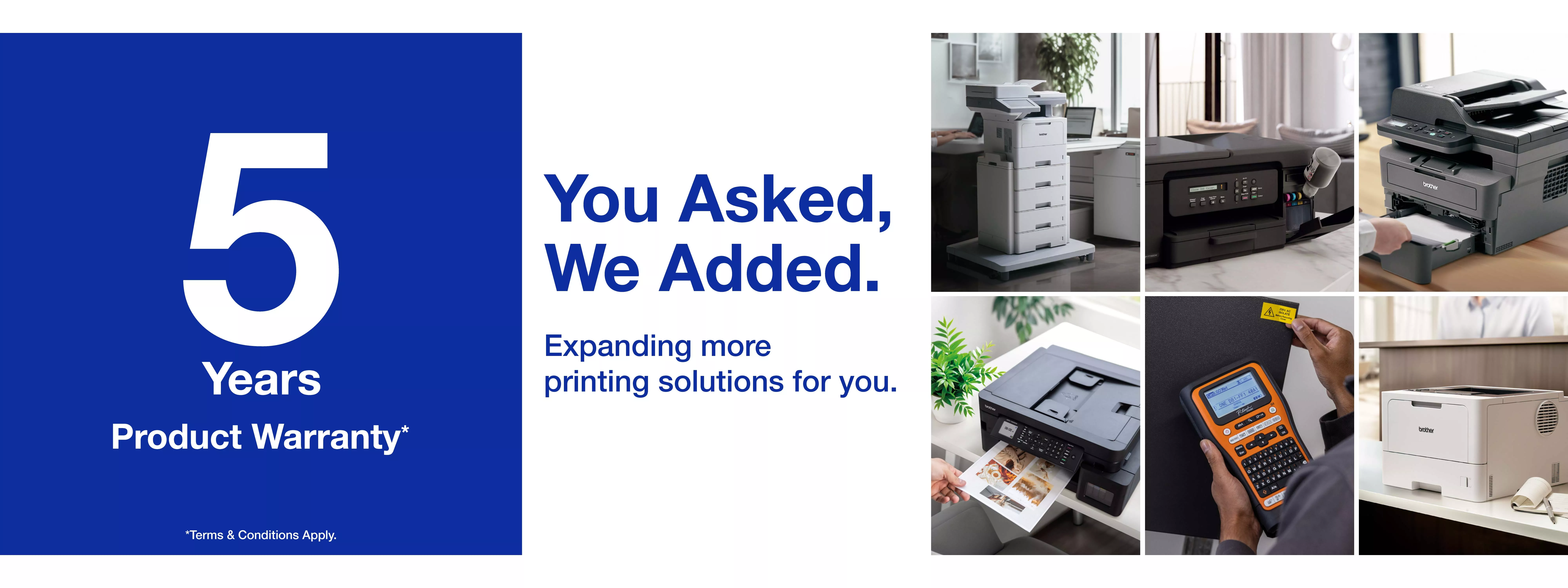 5 Years Warranty AIO AdaptationBanner Desktop