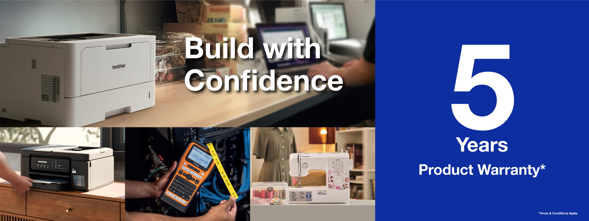 Brother5YearsWarrantyWebBannerDekstop
