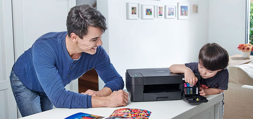 Refilling Brother Printer