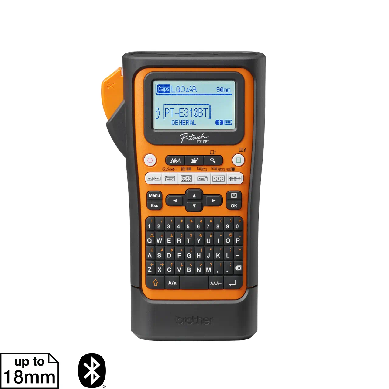 Brother PT-E310BTVP Label Printer (Label Maker) Front View