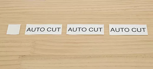 Auto-cut function