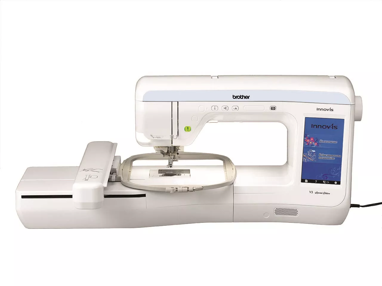 Brother Innov-is V3 SE Long-arm Embroidery Machine – front view